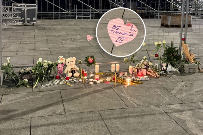 Beograd , poruke u Beogradu stradalima u Zagrebu Beograd , poruke u Beogradu stradalima u Zagrebu