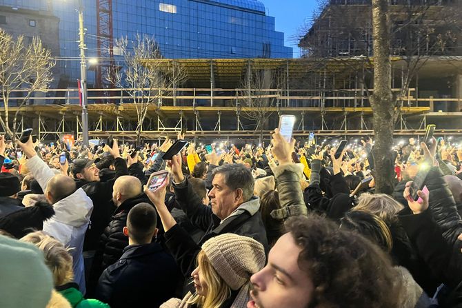 Protest na Slaviji