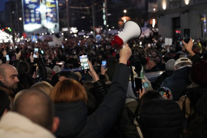 Protest na Slaviji