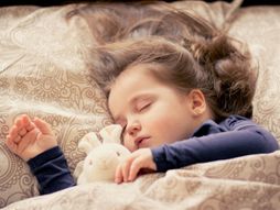 devojčica, spava, spavanje