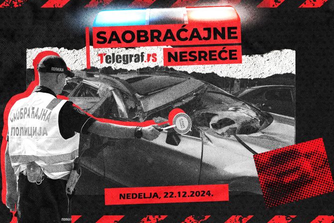 Saobraćajne nesreće za 22.12