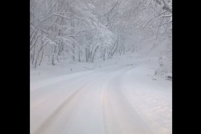 sneg, fruška gora