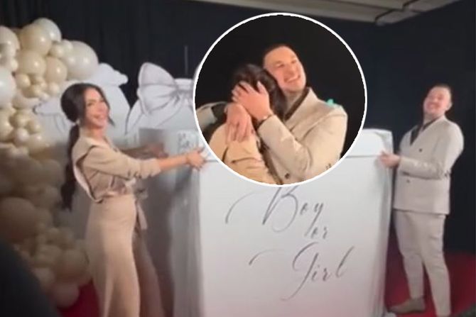 Uroš Živković, devojka, beba Uroš Živković, devojka, beba