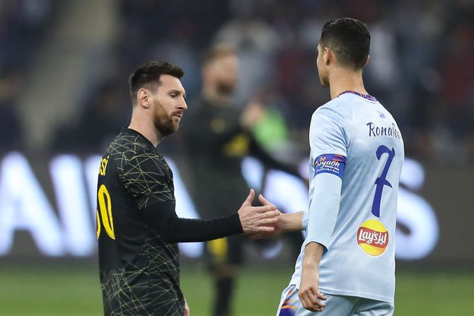 Lionel Mesi i Kristijano Ronaldo Lionel Mesi i Kristijano Ronaldo
