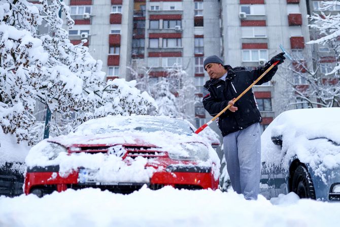 Sarajevo, sneg u Sarajevu