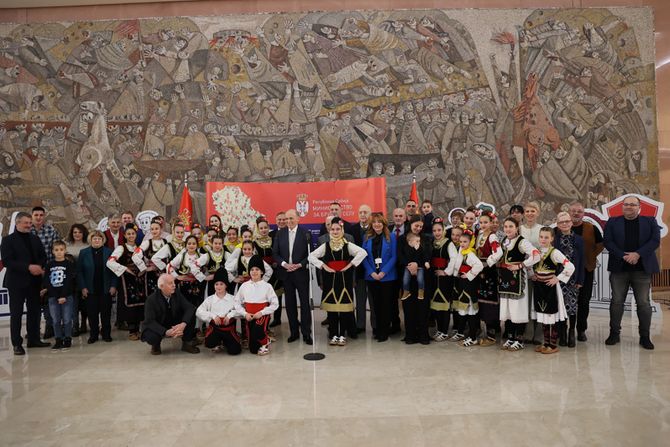 Sa svečanosti u Palati Srbije