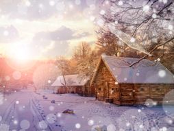 Zimski raspust, kuća u planini