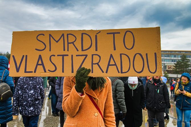 bratislava slovačka protest