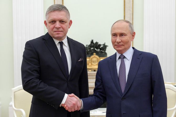 Robert Fico Vladimir Putin Moskva Robert Fico Vladimir Putin Moskva