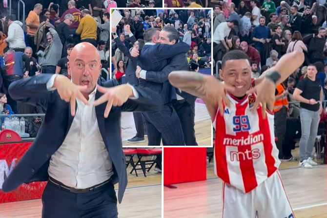 KK Crvena zvezda slavlje