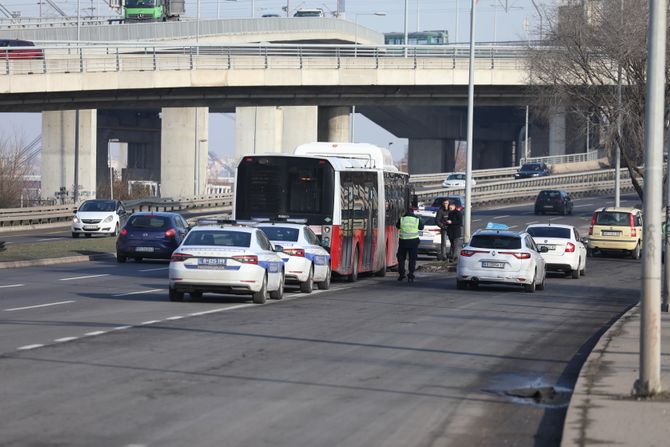 Lančani sudar kod Ade Ciganlije