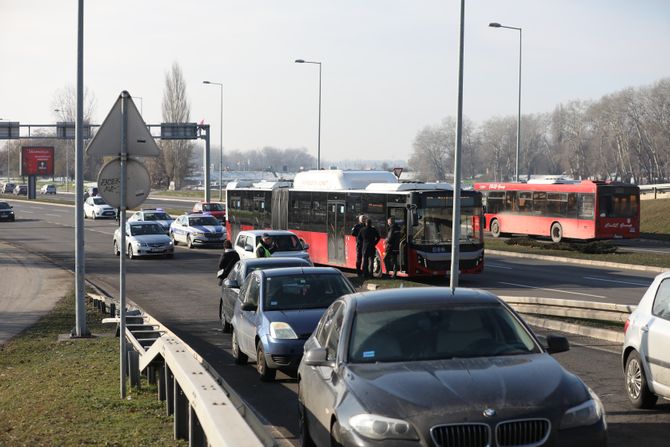 Lančani sudar kod Ade Ciganlije