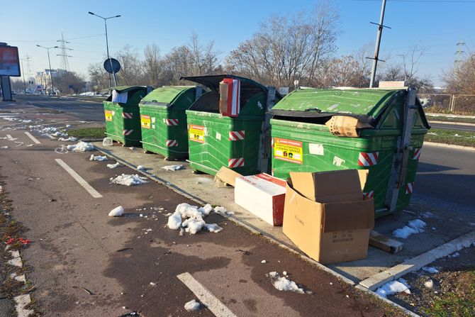 Bežanijska kosa kontejneri Bežanijska kosa kontejneri