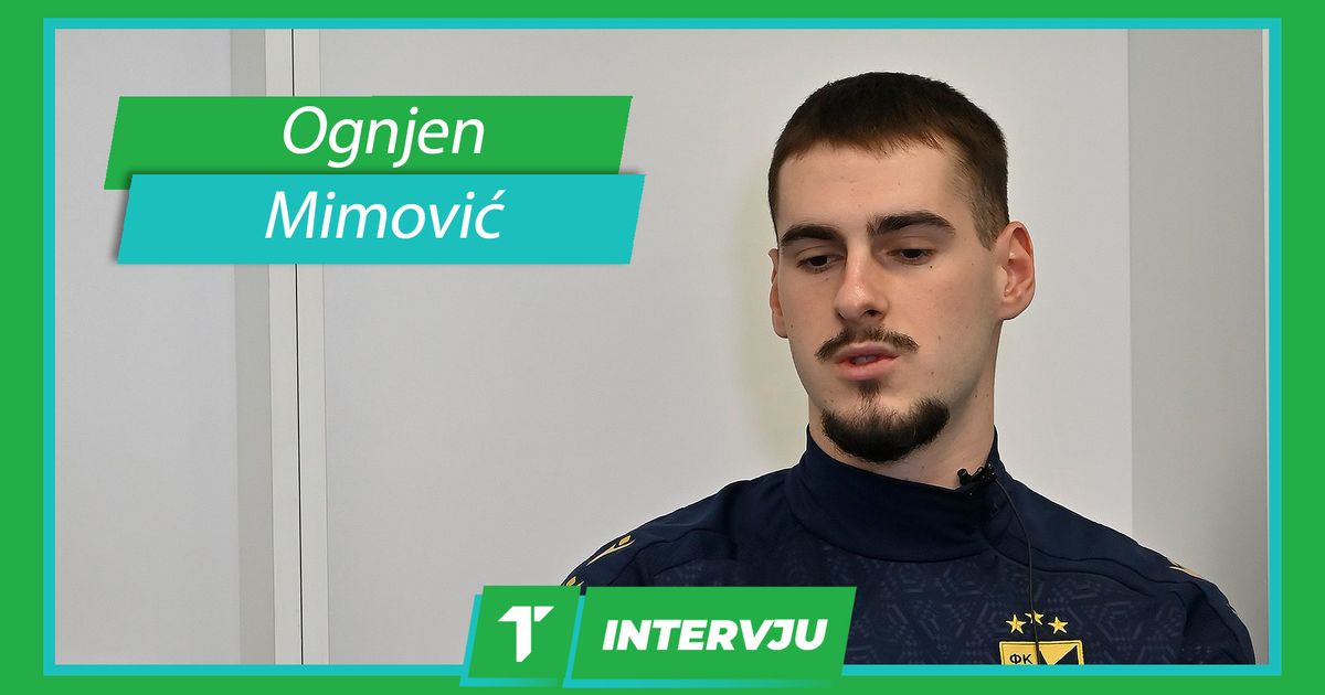 Ekskluzivno! Ognjen Mimović za Telegraf: "Pred Benfiku nisam spavao, pre godinu dana sam igrao 3. ligu..."