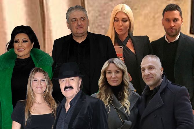 Dragana Mirković i Toni Bjelić,  Milan Kalinić sa Sandrom (suprugom)  Haris Džinović i Melina Džinović