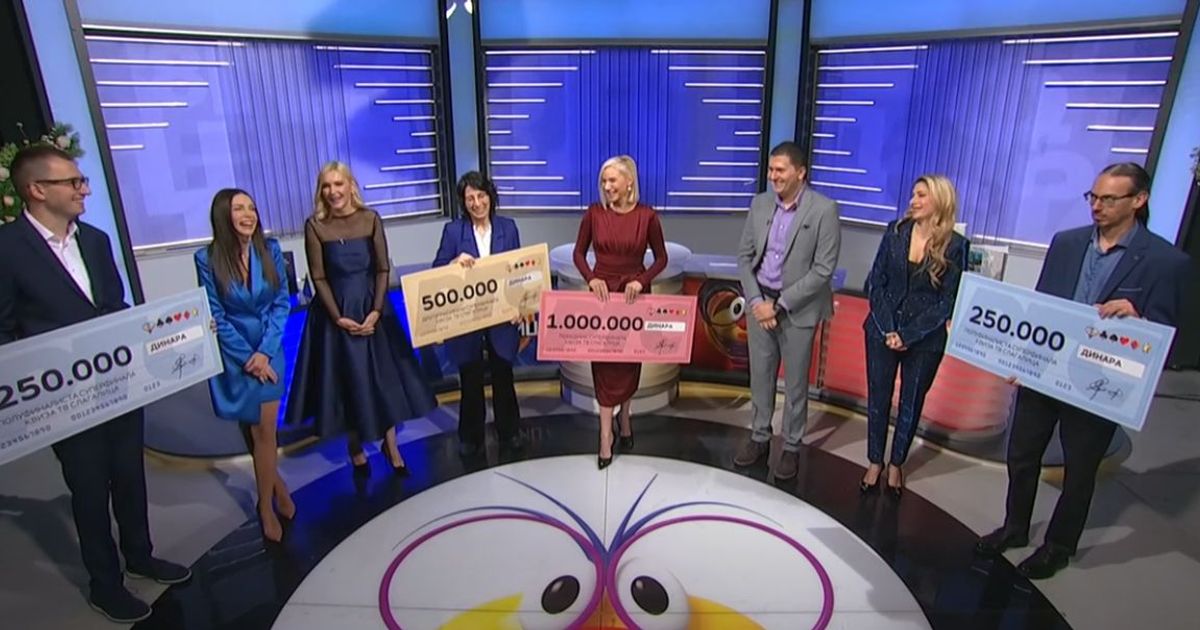 Bojan šampion superfinala "Slagalice": Osvojio ogroman novac, drugoplasirana Sanja nasmejala sve u studiju