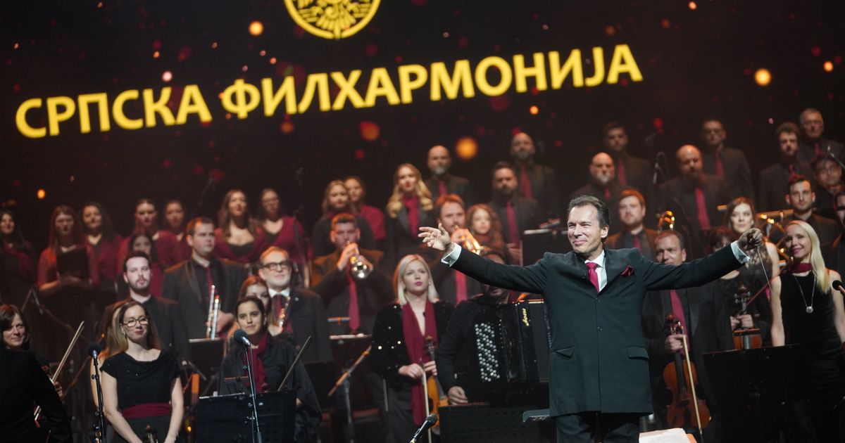 Novogodišnji koncert Srpske filharmonije održan u beogradskom Sava Centru