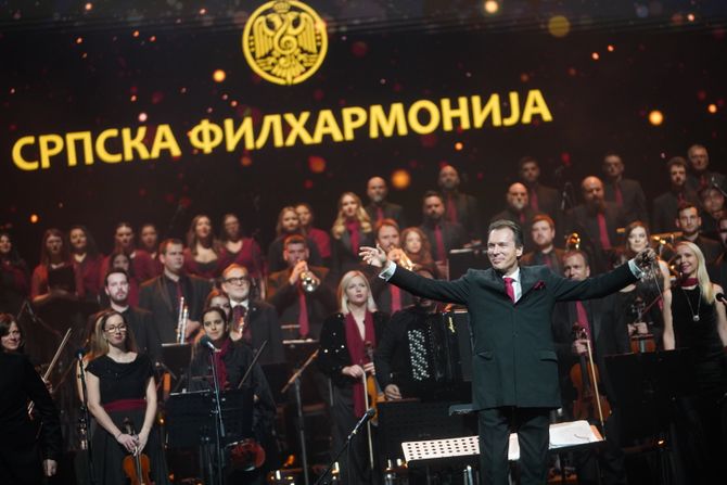 Novogodišnji koncert Srpske filharmonije održan u beogradskom Sava Centru