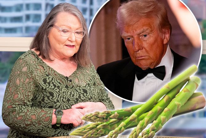 Donald Tramp Trump Asparagus Špargla Proročica Džemima Peklington Jemima Packlington