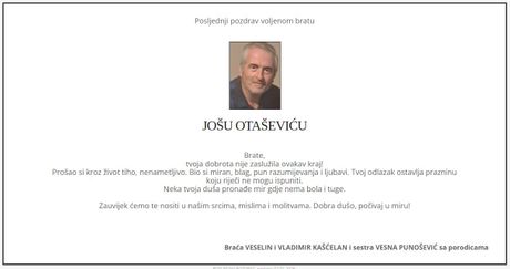 JOŠO OTAŠEVIĆ JOŠO OTAŠEVIĆ