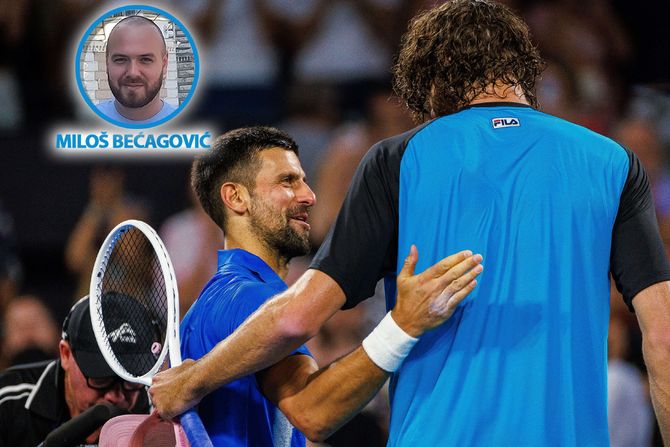 Novak Đoković Rajli Opelka Miloš Bećagović Novak Đoković Rajli Opelka Miloš Bećagović