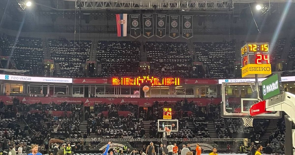 Meč Partizan - Makabi počinje na najtužniji način zbog odavanja počasti žrtvama sa Cetinja