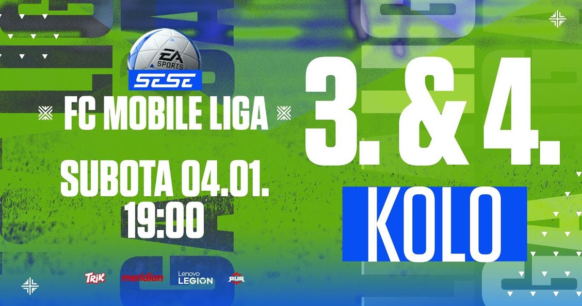 SESE FC Mobile Liga se nastavlja! Treće kolo počinje 04.01. od 19:00!