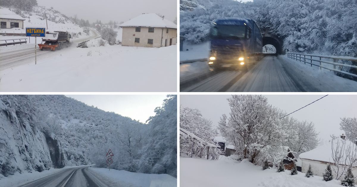 Snažna mećava brisala sve pred sobom na Zlatiboru: 30 centimetara snega na Zlatiboru, jutros led okovao puteve