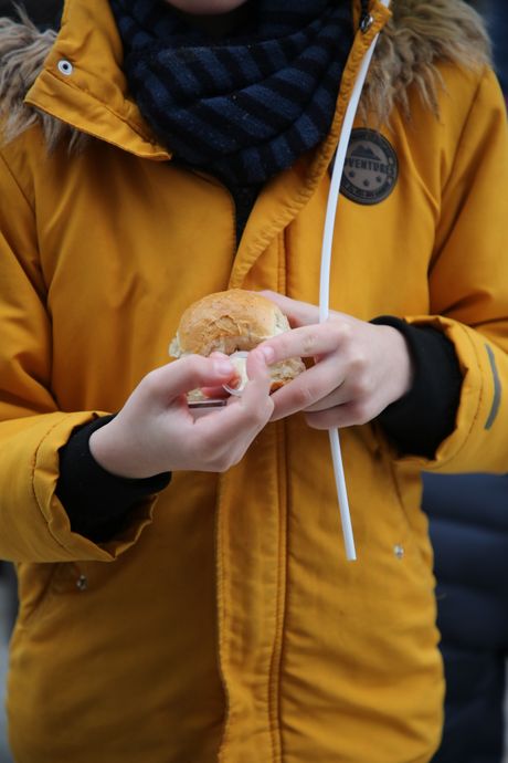 Hram svetog Save, Božićna česnica