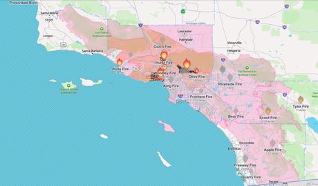 Požari oko Los Anđelesa Požari oko Los Anđelesa