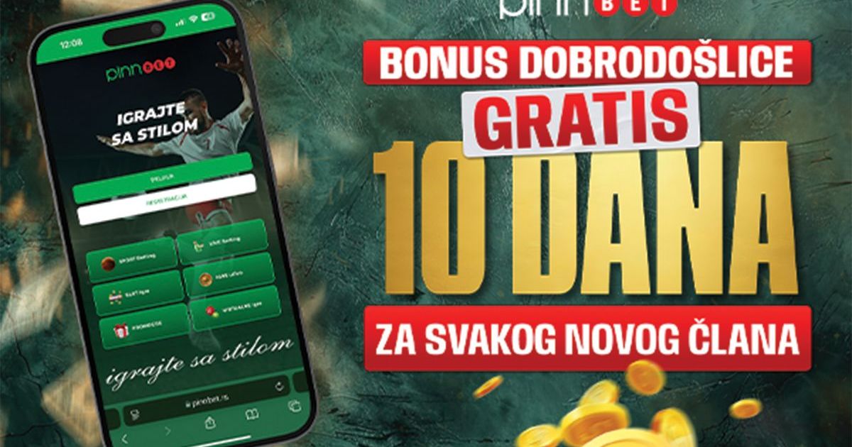 HIT PONUDA: PinnBet časti svakog novog člana sa 10 dana besplatne igre!