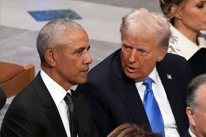 Barak Obama i Donald Tramp