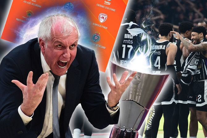 Željko Obradović Evroliga KK Partizan Trofej Tabela Željko Obradović Evroliga KK Partizan Trofej Tabela