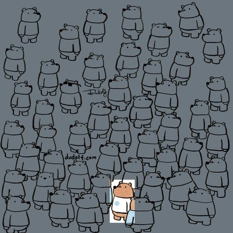 Mozgalica medvedići sa džemperima