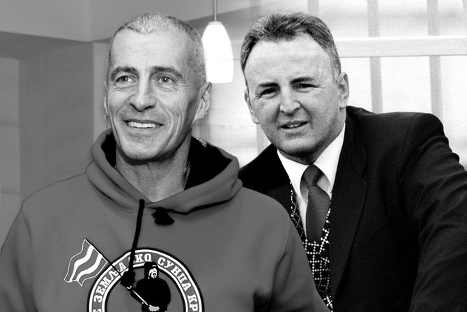 Mihajlo Bata Radulović i Željko Ražnatović Arkan Mihajlo Bata Radulović i Željko Ražnatović Arkan
