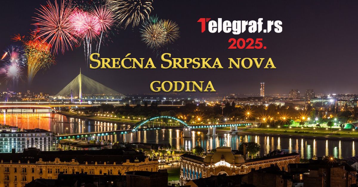 SREĆNA SRPSKA NOVA GODINA! Portal Telegraf.rs svojim čitaocima želi sve najbolje u novoj godini