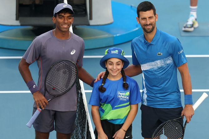 Nišeš Basavaredi, Novak Đoković Nišeš Basavaredi, Novak Đoković