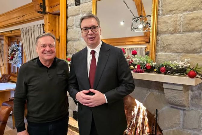 Aleksandar Vučić i Zoran Janković