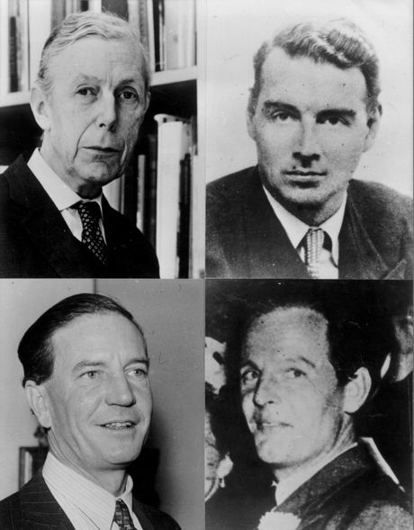 Anthony Blunt, Guy Burgess, Donald MacLean, Kim Philby Anthony Blunt, Guy Burgess, Donald MacLean, Kim Philby