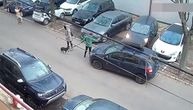 "Koji mozak...": Ovako izgleda pokušaj "proboja" vozača sa Zvezdare kog su zagradili na parkingu