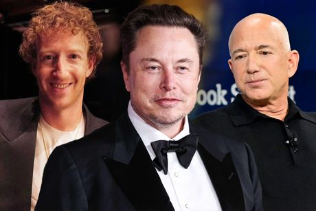 džef bezos, mark zakerberg i ilon mask džef bezos, mark zakerberg i ilon mask