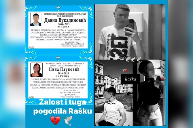 Nina Paunović,  David Vukadinović Nina Paunović,  David Vukadinović