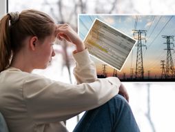 Devojka, struja, račun za struju