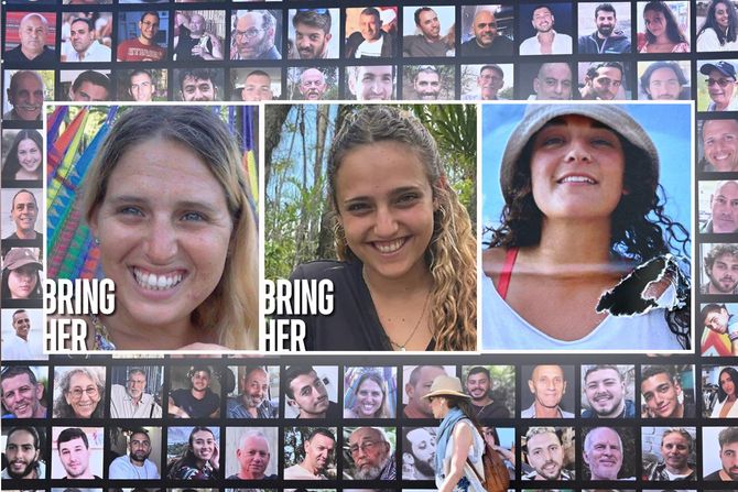 Izrael, Hamas, taoci, Doron Steinbreche, Romi Gonen , Emily Tehilda Damar Izrael, Hamas, taoci, Doron Steinbreche, Romi Gonen , Emily Tehilda Damar