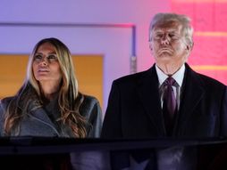 Donald Tramp Melanija Vašington