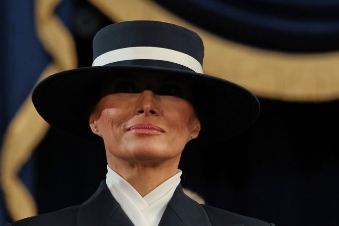 Inaguracija Donalda Trampa, Melanija Tramp