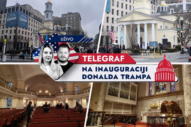 Crkva, Bela kuca, Kapitol Inauguracija Donalda Trampa 2025