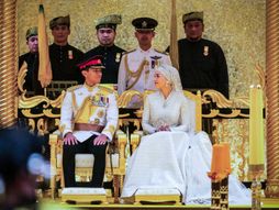 Princ Abdul Matin i Aniša Isa na venčanju