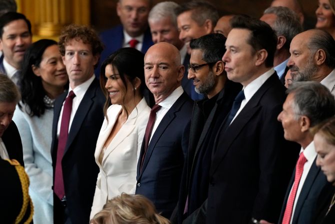 Zakerberg, Bezos i Mask na inauguraciji Donalda Trampa