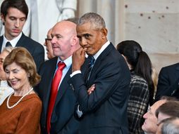 Barak Obama na inauguraciji Donalda Trampa